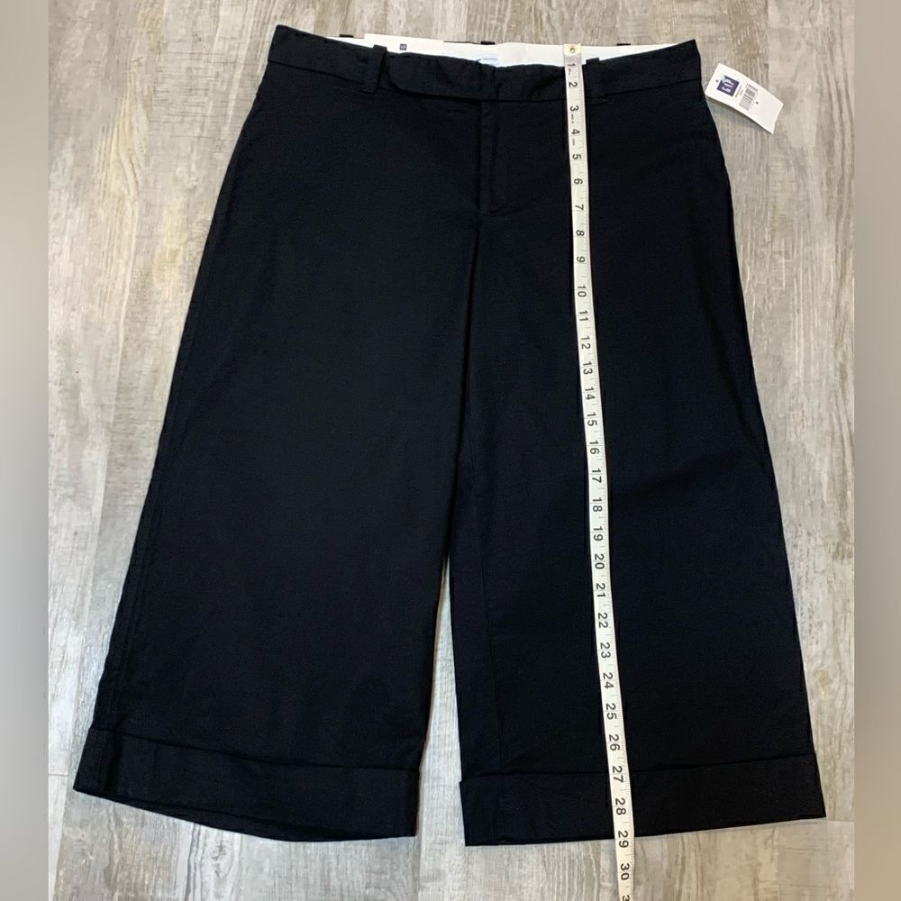 NWT The gap womans black modern fit cuffed gaucho size 8 - Picture 11 of 16